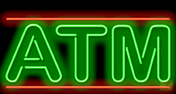 ATM Neon Sign