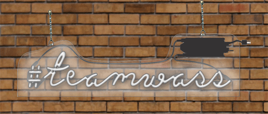 #teamwass Neon Sign