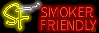 Smoker Friendly Neon Sign