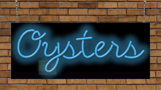 Oysters Neon Sign