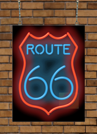 Route 66 Neon Sign