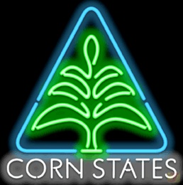 Corn States Logo XL Neon Sign