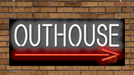 Outhouse Neon Sign