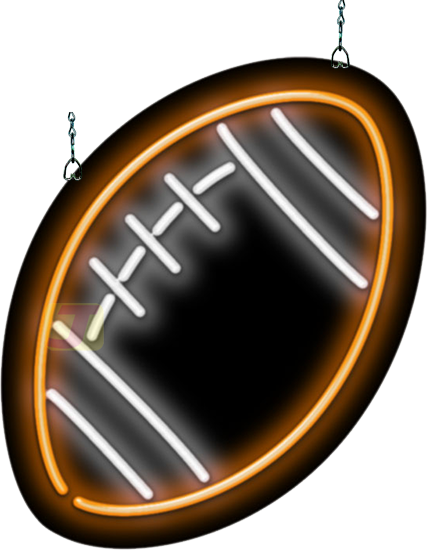 Football Neon Sign