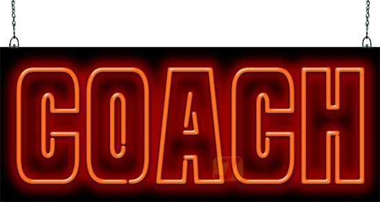 Coach Neon Sign