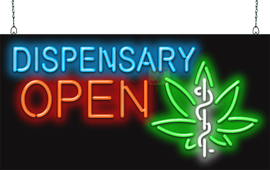 Dispensary Open Neon Sign