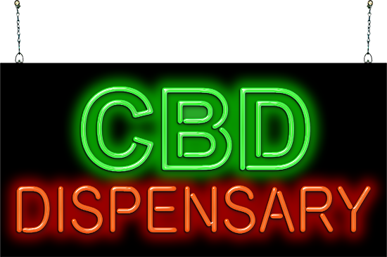 CBD Dispensary Neon Sign