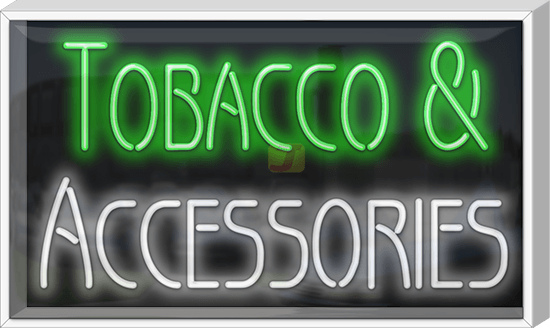 Outdoor Tobacco & Accessories Neon Sign