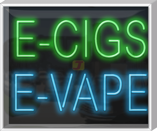 Outdoor XL E-Cigs E-Vape Neon Sign