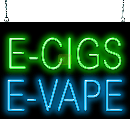 E-Cigs E-Vape Neon Sign