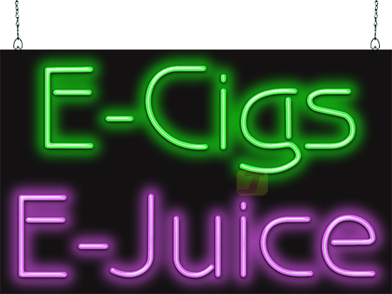 E-Cigs E-Juice Neon Sign