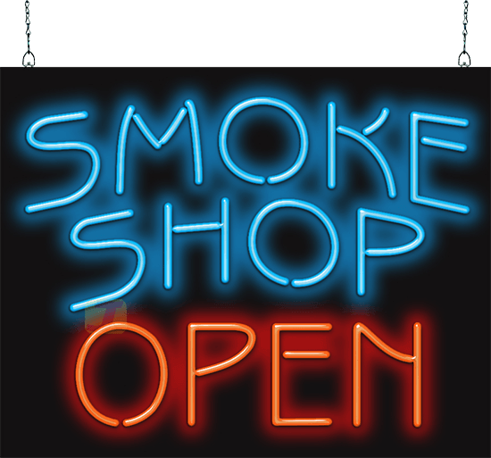 Smoke Shop Open Neon Sign