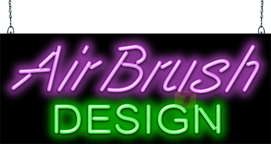 Airbrush Design Neon Sign