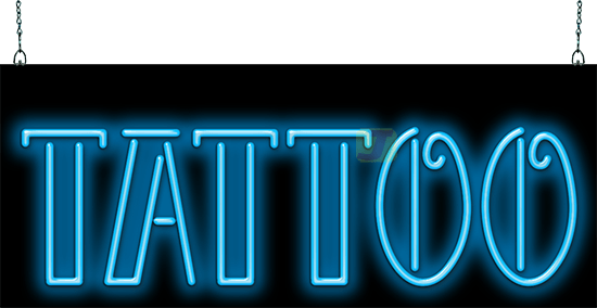 Vector Realistic Isolated Neon Sign Of Tattoo Studio Logo For Decoration  And Covering On The Wall Background Stock Illustration  Download Image Now   iStock