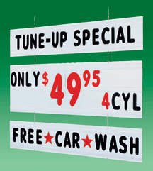 Triplex Message Board Sign