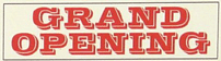 Grand Opening Banner