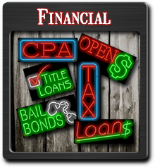 Financial Services Neon Signs