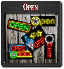 Neon Open Signs