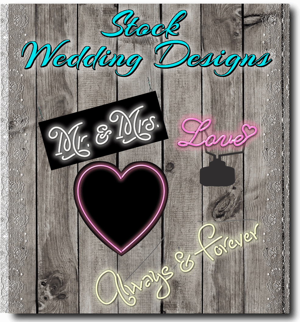 Stock Wedding Signs