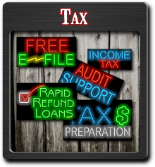 Tax Neon Signs