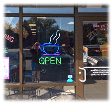 Coffee Cup Open Neon Sign Coffee Cup Open Neon Sign