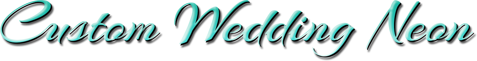 Custom Wedding Neon