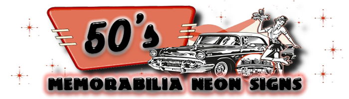 Fifty's Memorabilia Neon Signs