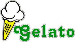 Gelato Window Cling Sign