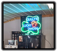 Custom Gullys Tavern Neon Sign Custom Gullys Tavern Neon Sign