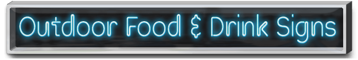 Outdoor Food & Drink Neon Signs