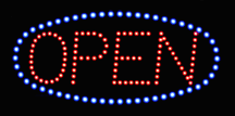 Animated LED OPEN Sign