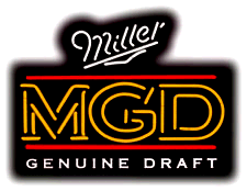Miller Genuine Draft Neon Sign