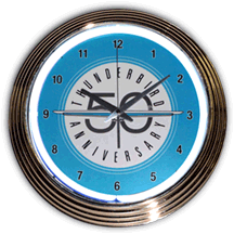 Ford Thunderbird Neon Clock