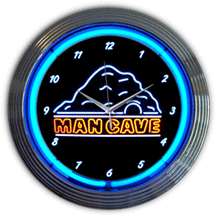 Man Cave Neon Clock
