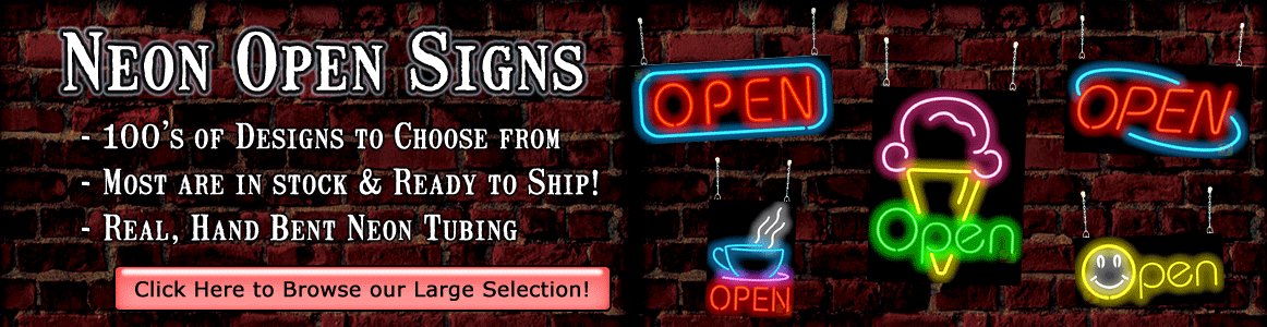 Neon Open Signs