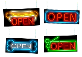 Neon Open Signs