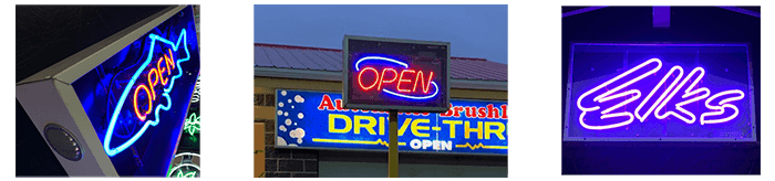 Outdoor Neon Sign Examples