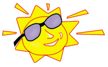 Large Sunshine Face Window Cling Sign