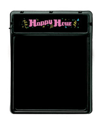 Happy Hour Illuminated Write On Board