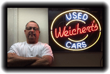 Custom Used Cars Neon Sign