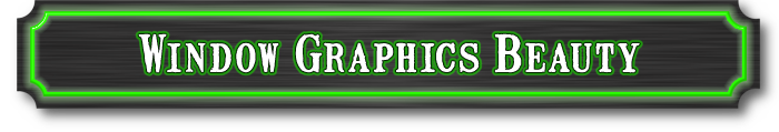 Beauty Industry Window Graphics