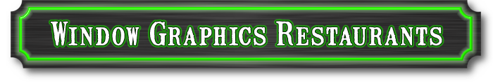 Restaurant Window Graphics